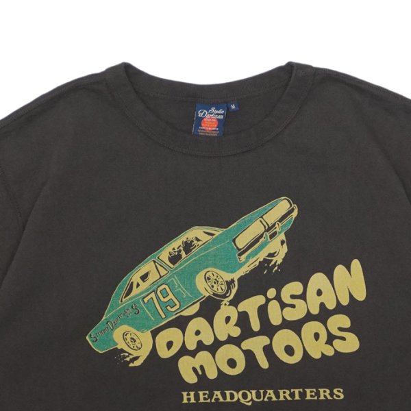 画像6: STUDIO D'ARTISAN(ステュディオ・ダ・ルチザン)吊り編みプリントTシャツ "DARTISAN MOTORS" / White(ホワイト)・Black(ブラック) (6)