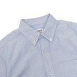 画像3: SERO（セロ）Short Sleeve  B.D Shirt（ショートスリーブボタンダウンシャツ）"OxFord" / Blue（ブルー） (3)