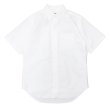 画像1: SERO（セロ）Short Sleeve  B.D Shirt（ショートスリーブボタンダウンシャツ）"OxFord" / White（ホワイト） (1)
