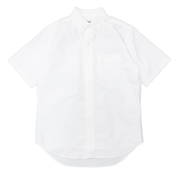 画像1: SERO（セロ）Short Sleeve  B.D Shirt（ショートスリーブボタンダウンシャツ）"OxFord" / White（ホワイト） (1)