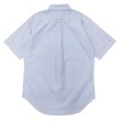 画像2: SERO（セロ）Short Sleeve  B.D Shirt（ショートスリーブボタンダウンシャツ）"OxFord" / Blue（ブルー） (2)