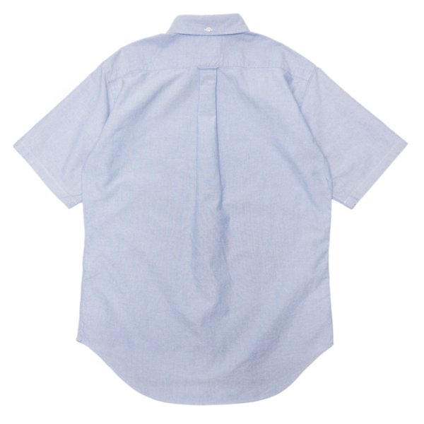 画像2: SERO(セロ)Short Sleeve  B.D Shirt(ショートスリーブボタンダウンシャツ)"OxFord" / Blue(ブルー) (2)