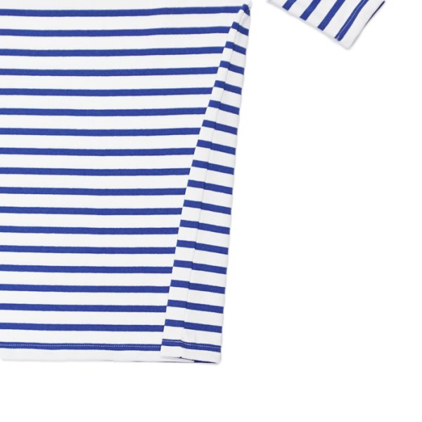 画像5: SAINT JAMES(セントジェームス)OUESSANT SHORT SLEEVE(ウエッソンショートスリーブ)”BORDER" / NEIGE×GITANE(ホワイト×ロイヤルブルー) (5)