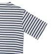 画像4: SAINT JAMES（セントジェームス）TEE LOOSE（五分袖ドロップショルダー）/ ECUME×ENCRE（ナチュラル×ネイビー） (4)