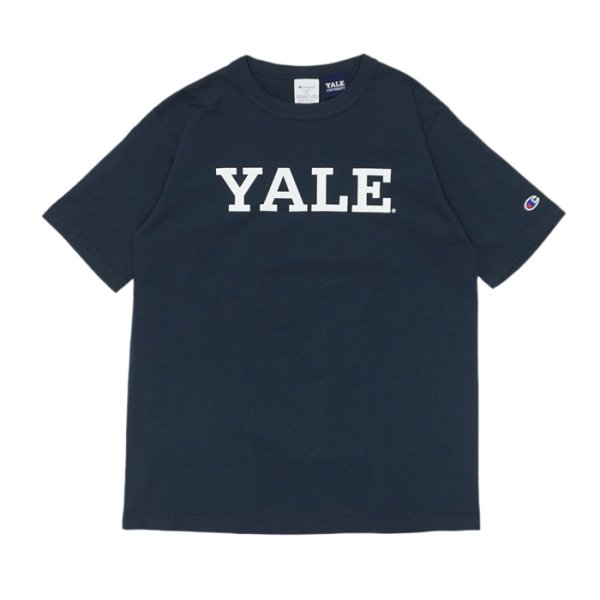 画像4: Champion（チャンピオン）"New" T1011 US Print T-Shirt（ティーテンイレブンUSプリントTシャツ）"YALE・Made i USA" / White（ホワイト）・Navy（ネイビー） (4)