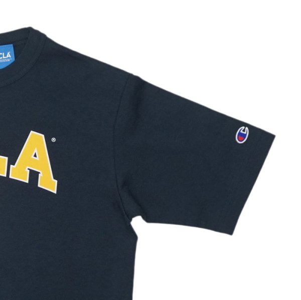 画像4: Champion（チャンピオン）"New" T1011 US Print T-Shirt（ティーテンイレブンUSプリントTシャツ）"UCLA・Made in USA" / Navy（ネイビー） (4)