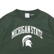 画像6: Champion（チャンピオン）T1011 US Print T-Shirt（ティーテンイレブンUSプリントTシャツ）"MICHIGAN STATE"/ White（ホワイト）・Moss Green（モスグリーン） (6)