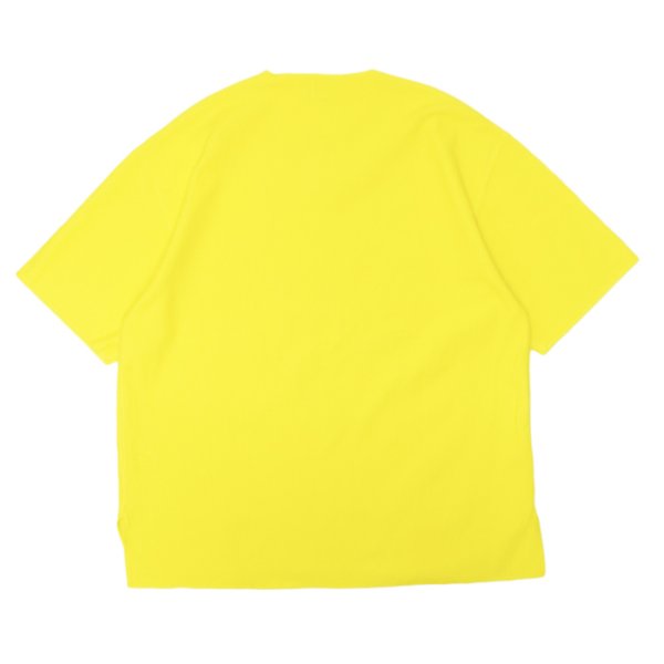 画像2: blurhms ROOTSTOCK（ブラームスルーツストック）Rough&Smooth Thermal Over-Neck（ラフ&スムースサーマルオーバーネックシャツ）/ Yellow（イエロー） (2)