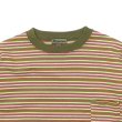 画像2: Nigel Cabourn（ナイジェル・ケーボン）9.5oz BORDER H/S T-SHIRT（9.5ozボーダーハーフスリーブTシャツ）/ Green（グリーン） (2)