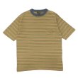 画像1: Nigel Cabourn（ナイジェル・ケーボン）9.5oz BORDER H/S T-SHIRT（9.5ozボーダーハーフスリーブTシャツ）/ Khaki（カーキ） (1)