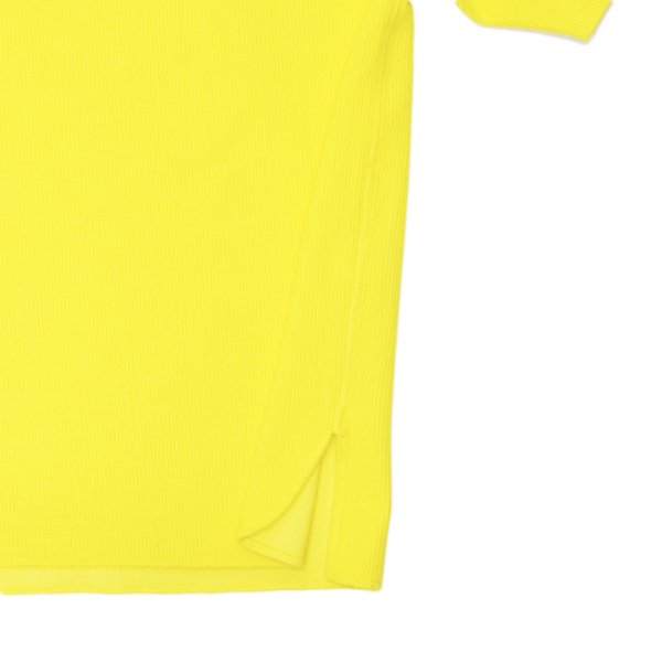 画像5: blurhms ROOTSTOCK（ブラームスルーツストック）Rough&Smooth Thermal Over-Neck（ラフ&スムースサーマルオーバーネックシャツ）/ Yellow（イエロー） (5)