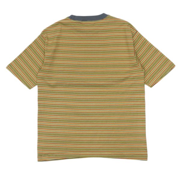 画像5: Nigel Cabourn(ナイジェル・ケーボン)9.5oz BORDER H/S T-SHIRT(9.5ozボーダーハーフスリーブTシャツ)/ Khaki(カーキ) (5)