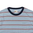 画像3: felco（フェルコ） S/S Crew Pocket Tee（S/SクルーポケットTシャツ）”CRESER STRIPE" / L,Blue-White×Burgundy Stripe（ライトブルー-ホワイト×バーガンディストライプ） (3)