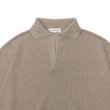 画像3: alvana（アルヴァナ）WASHI SKIPPER S/S KNIT（和紙スキッパーS/Sニット）/ ECRE（エクリュ） (3)