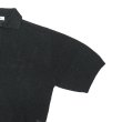 画像3: alvana（アルヴァナ）WASHI SKIPPER S/S KNIT（和紙スキッパーS/Sニット）/ Black（ブラック） (3)