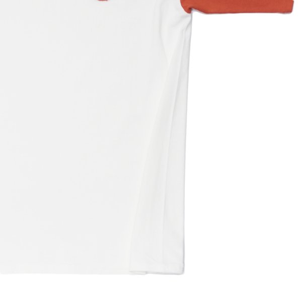 画像5: Nigel Cabourn(ナイジェル・ケーボン)Baseball Wappen T-Shirt(ベースボールワッペンTシャツ)/ Off White×Orange(オフホワイト×オレンジ) (5)