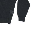 画像5: alvana（アルヴァナ）WASHI SKIPPER L/S KNIT（和紙スキッパーL/Sニット）/ Black（ブラック） (5)