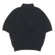 画像5: alvana（アルヴァナ）WASHI SKIPPER S/S KNIT（和紙スキッパーS/Sニット）/ Black（ブラック） (5)