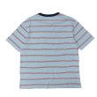 画像2: felco（フェルコ） S/S Crew Pocket Tee（S/SクルーポケットTシャツ）”CRESER STRIPE" / L,Blue-White×Burgundy Stripe（ライトブルー-ホワイト×バーガンディストライプ） (2)