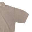 画像4: alvana（アルヴァナ）WASHI SKIPPER S/S KNIT（和紙スキッパーS/Sニット）/ ECRE（エクリュ） (4)