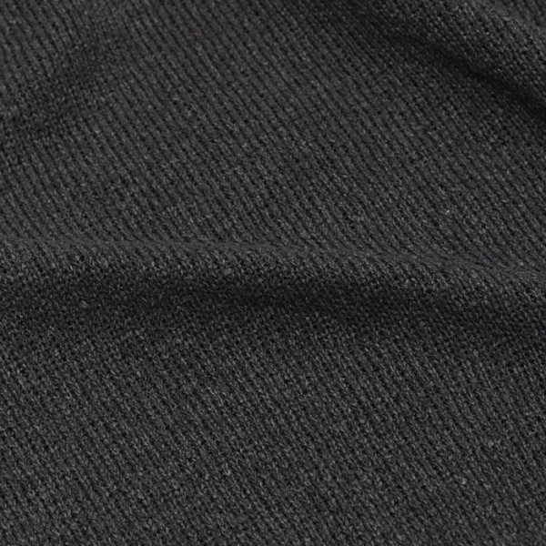 画像6: alvana（アルヴァナ）WASHI SKIPPER L/S KNIT（和紙スキッパーL/Sニット）/ Black（ブラック） (6)