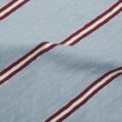 画像6: felco（フェルコ） S/S Crew Pocket Tee（S/SクルーポケットTシャツ）”CRESER STRIPE" / L,Blue-White×Burgundy Stripe（ライトブルー-ホワイト×バーガンディストライプ） (6)
