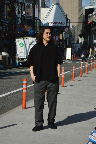 画像7: blurhms ROOTSTOCK（ブラームスルーツストック）Rough&Smooth Thermal Over-Neck S/S（ラフ&スムースサーマルオーバーネックシャツS/S）/ Heather Oatmeal（ヘザーオートミール） (7)