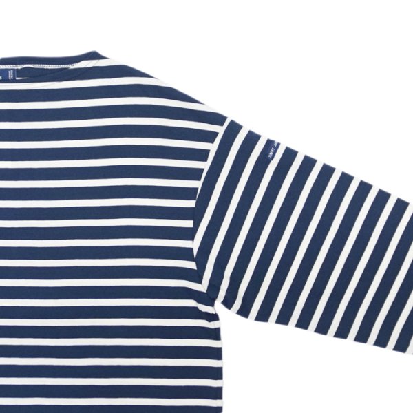 画像4: SAINT JAMES(セントジェームス)MORLAIX LOOSE(モーレ ルーズ)”Men" / MARINE×ECUME(マリン×ミルキーホワイト) (4)