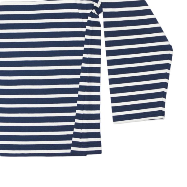 画像5: SAINT JAMES(セントジェームス)MORLAIX LOOSE(モーレ ルーズ)”Men" / MARINE×ECUME(マリン×ミルキーホワイト) (5)
