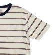 画像4: felco（フェルコ） S/S Crew Pocket Tee（S/SクルーポケットTシャツ）”CRESER STRIPE" / Natural-Blue×Mastard Stripe（ナチュラル-ブルー×マスタードストライプ） (4)