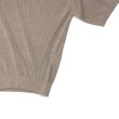 画像5: alvana（アルヴァナ）WASHI SKIPPER S/S KNIT（和紙スキッパーS/Sニット）/ ECRE（エクリュ） (5)