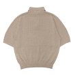 画像2: alvana（アルヴァナ）WASHI SKIPPER S/S KNIT（和紙スキッパーS/Sニット）/ ECRE（エクリュ） (2)