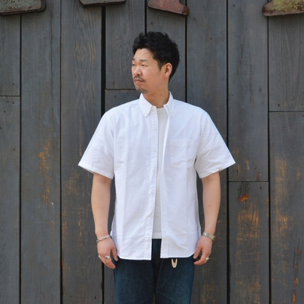 画像7: SERO(セロ)Short Sleeve  B.D Shirt(ショートスリーブボタンダウンシャツ)"OxFord" / Blue(ブルー) (7)