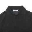 画像2: alvana（アルヴァナ）WASHI SKIPPER S/S KNIT（和紙スキッパーS/Sニット）/ Black（ブラック） (2)