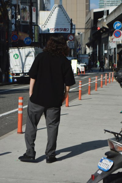 画像8: blurhms ROOTSTOCK（ブラームスルーツストック）Rough&Smooth Thermal Over-Neck S/S（ラフ&スムースサーマルオーバーネックシャツS/S）/ Black（ブラック） (8)