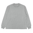 画像1: KAPTAIN SUNSHINE（キャプテンサンシャイン）Suvin Supima Tube Long Sleeve Tee Heavy（スビンスーピマチューブロングスリーブヘビーTシャツ）"SUVIN SUPIMA TUBE JERSEY HEAVY" / Feather Grey（フェザーグレー） (1)