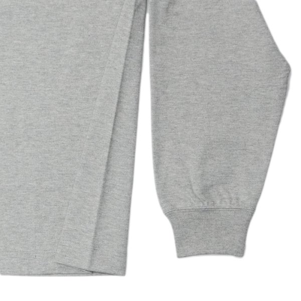 画像5: 【PointUp10%11/10迄】KAPTAIN SUNSHINE(キャプテンサンシャイン)Suvin Supima Tube Long Sleeve Tee Heavy(スビンスーピマチューブロングスリーブヘビーTシャツ)"SUVIN SUPIMA TUBE JERSEY HEAVY" / Feather Grey(フェザーグレー) (5)