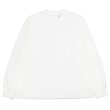 画像1: KAPTAIN SUNSHINE（キャプテンサンシャイン）Suvin Supima Tube Long Sleeve Tee Heavy（スビンスーピマチューブロングスリーブヘビーTシャツ）"SUVIN SUPIMA TUBE JERSEY HEAVY" / White（ホワイト） (1)