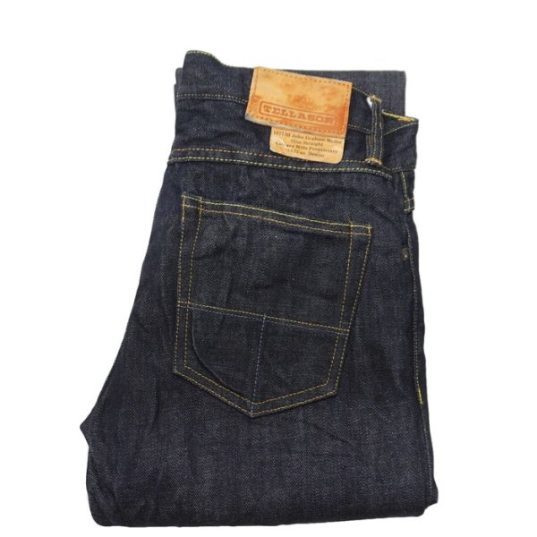 画像9: TELLASON(テラソン)"John Graham Mellor" Slim Straight 14.75oz Denim(スリムストレート)/Indigo Blue(インディゴブルー)ワンウォッシュ【裾上げ無料】 (9)