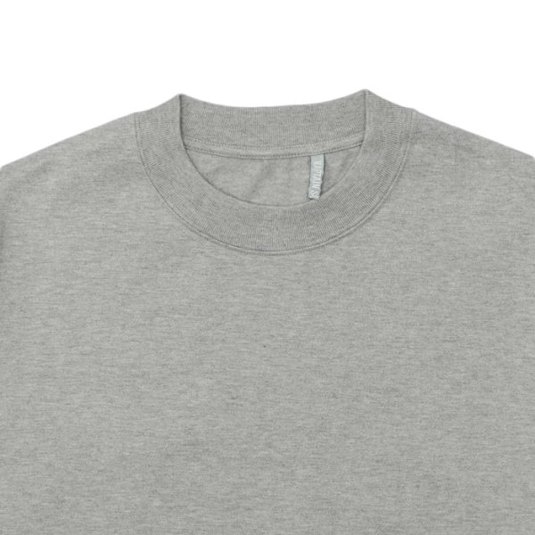 画像3: 【PointUp10%11/10迄】KAPTAIN SUNSHINE(キャプテンサンシャイン)Suvin Supima Tube Long Sleeve Tee Heavy(スビンスーピマチューブロングスリーブヘビーTシャツ)"SUVIN SUPIMA TUBE JERSEY HEAVY" / Feather Grey(フェザーグレー) (3)