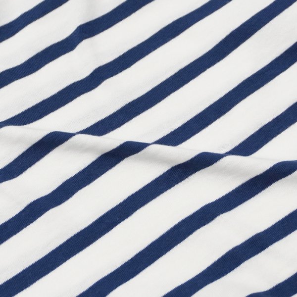 画像6: SAINT JAMES(セントジェームス)MORLAIX LOOSE(モーレ ルーズ)”Men" / ECUME×ENCRE(ミルキーホワイト×ブルーネイビー) (6)