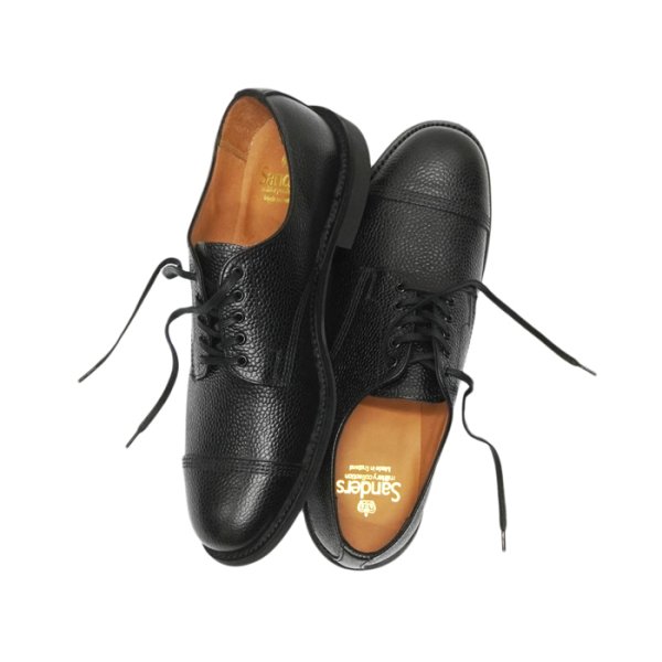 画像8: ※Exclusive※ SANDERS(サンダース)Military Derby Shoe(ミリタリーダービーシューズ)/ Grain Black(グレインブラック) (8)