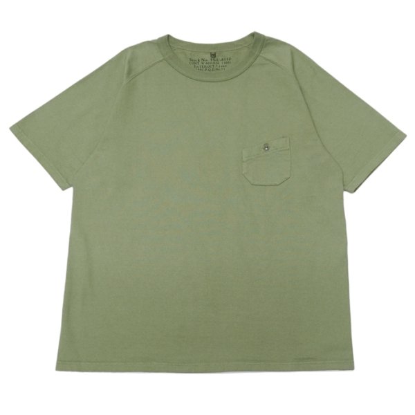 画像1: Nigel Cabourn（ナイジェル・ケーボン）9.5oz BASIC T-SHIRT（9.5ozベーシックTシャツ）/Green（グリーン） (1)