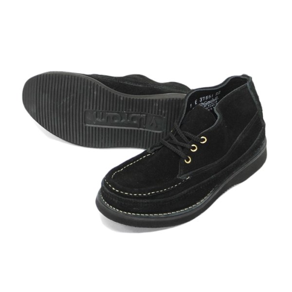 画像3: Russell Moccasin(ラッセルモカシン)Sporting Clays Chukka(スポーティングクレーチャッカ)"レザーミッドソール"/Black Suede(ブラックスエード) (3)