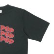 画像4: blurhms ROOTSTOCK（ブラームスルーツストック）BRITPOP Print Tee STANDARD（ブリットポップ プリントTシャツ"スタンダード"）/ INK Black×Red（インクブラック×レッド） (4)