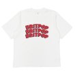 画像1: blurhms ROOTSTOCK（ブラームスルーツストック）BRITPOP Print Tee STANDARD（ブリットポップ プリントTシャツ"スタンダード"）/ White×Red（ホワイト×レッド） (1)