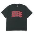 画像1: blurhms ROOTSTOCK（ブラームスルーツストック）BRITPOP Print Tee STANDARD（ブリットポップ プリントTシャツ"スタンダード"）/ INK Black×Red（インクブラック×レッド） (1)