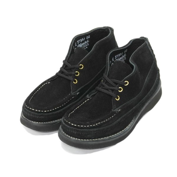 画像1: Russell Moccasin（ラッセルモカシン）Sporting Clays Chukka（スポーティングクレーチャッカ）"レザーミッドソール"/Black Suede（ブラックスエード） (1)