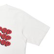 画像4: blurhms ROOTSTOCK（ブラームスルーツストック）BRITPOP Print Tee STANDARD（ブリットポップ プリントTシャツ"スタンダード"）/ White×Red（ホワイト×レッド） (4)