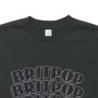 画像3: blurhms ROOTSTOCK（ブラームスルーツストック）BRITPOP Print Tee STANDARD（ブリットポップ プリントTシャツ"スタンダード"）/ INK Black×Black（インクブラック×ブラック） (3)